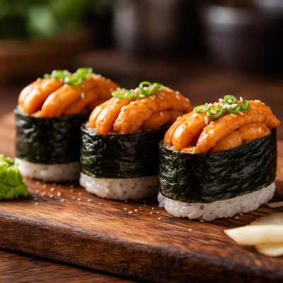 Sushi with sea urchin