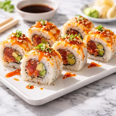 辣味美乃滋金枪鱼寿司