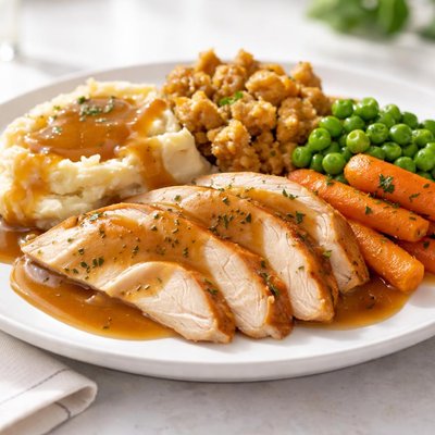 Swansen turkey dinner