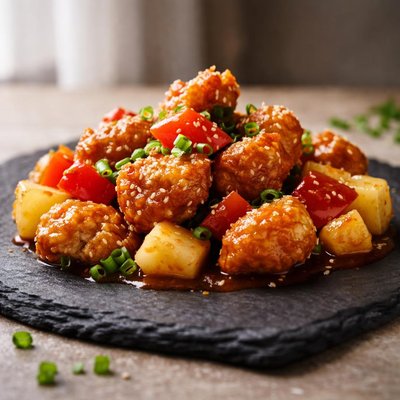 Sweet-and-sour chicken