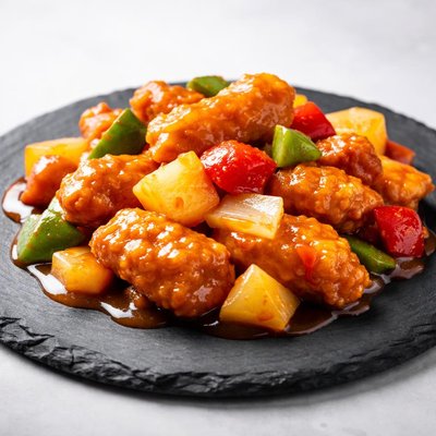 Sweet and sour chicken din tai fung