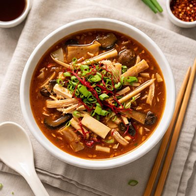Sweet and sour chinese soup