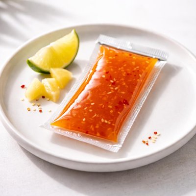 Sweet and sour sauce packet