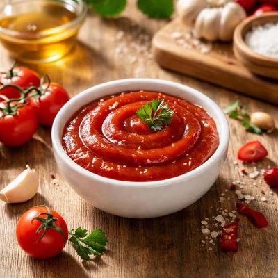 Sweet and sour tomato ketchup
