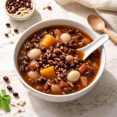 Sweet bean soup