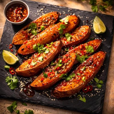Sweet chili sweet potato