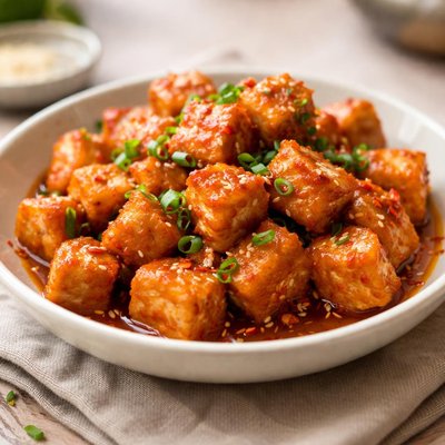 Sweet chili tofu