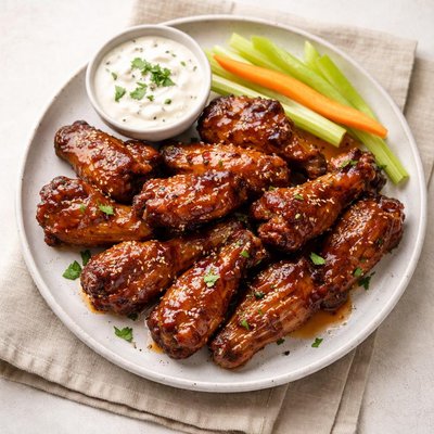 Sweet chipotle chicken wings