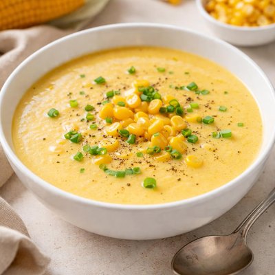 Sweet corn soup