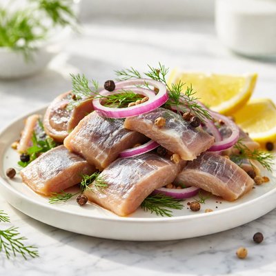 Sweet cured herring