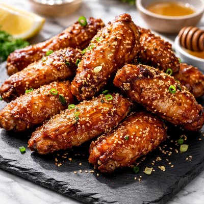 Sweet honey garlic wings