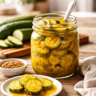 Sweet mustard pickles