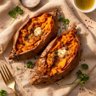 Sweet potato cooked