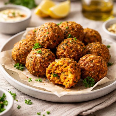 Sweet potato falafel