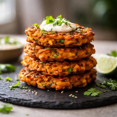 Sweet potato fritter