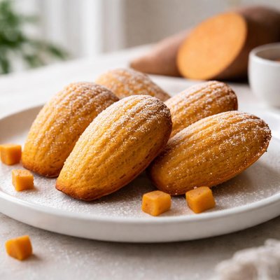 Sweet potato madelein