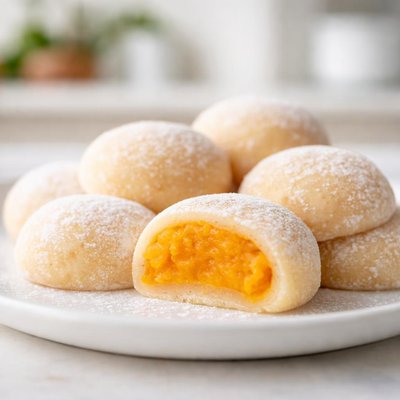 Sweet potato mochi
