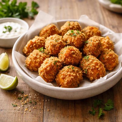 Sweet potato poppers