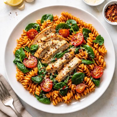 Sweet potato protein pasta