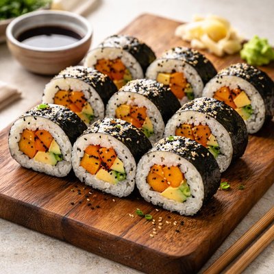 Sweet potato sushi