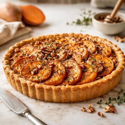 Sweet potato tart