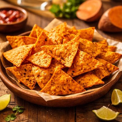 Sweet potato tortilla chips