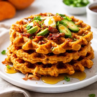Sweet potato waffle