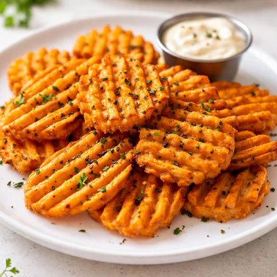 Sweet potato waffle fries