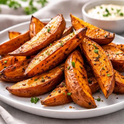 Sweet potato wedges