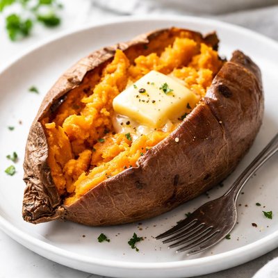 Sweet potato with butter