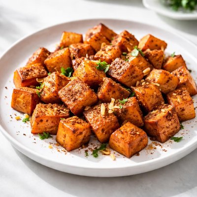 Boniato con jengibre y canela