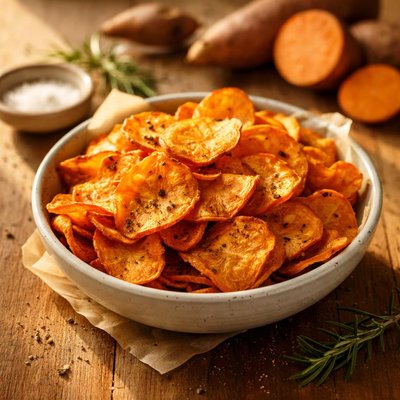 Sweet potatoe crisps