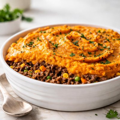 Sweet potatoe shepherds pie