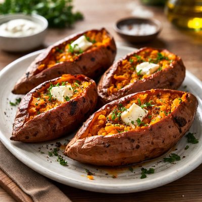 Batatas asadas al horno