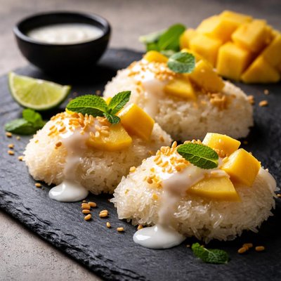 Sweet sticky rice dessert