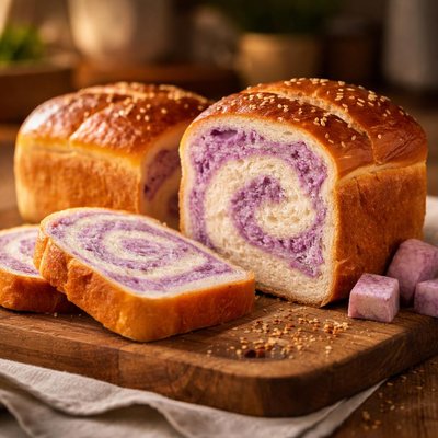 Sweet taro bread