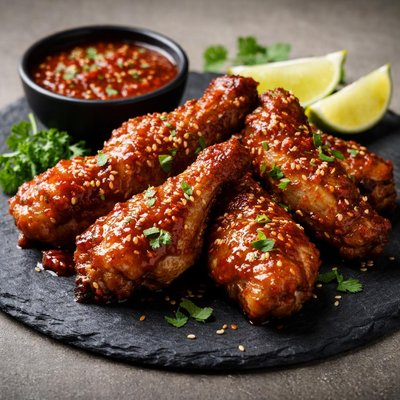 Sweet thai chili chicken wings