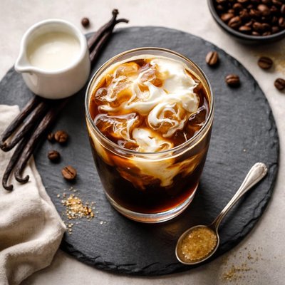 Sweet vanilla cream cold brew