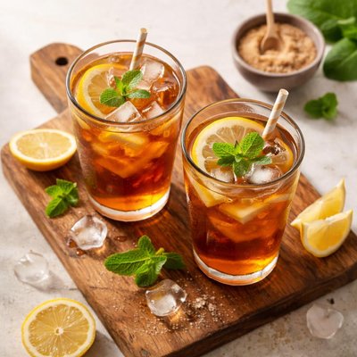 Sweetened ice tea