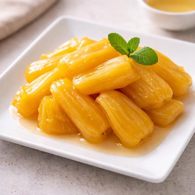 Sweetened jackfruit