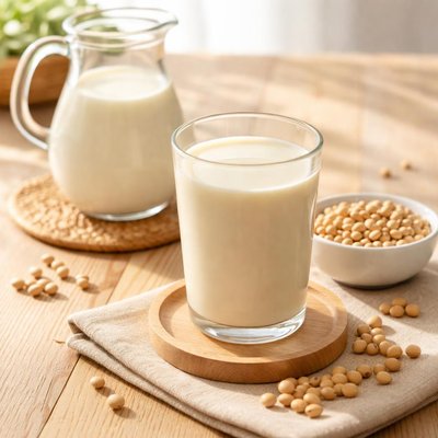 Sweetened soy milk