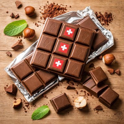 Swiss air chocolate