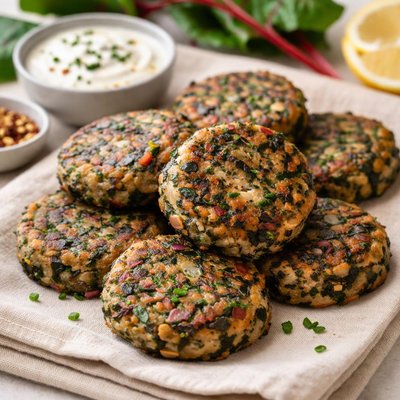 Swiss chard patties