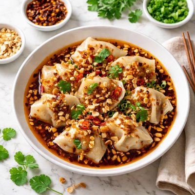 Szechuan dumplings
