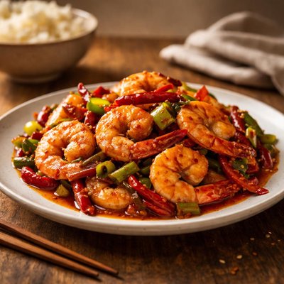 Szechuan shrimp