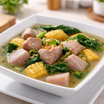 Tabios soup with pork
