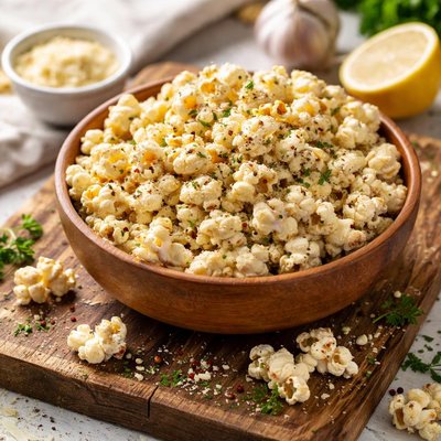 Tabitha brown parmesan garlic popcorn