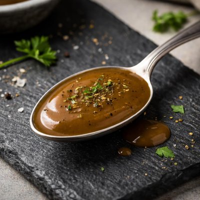 Table spoon of gravey