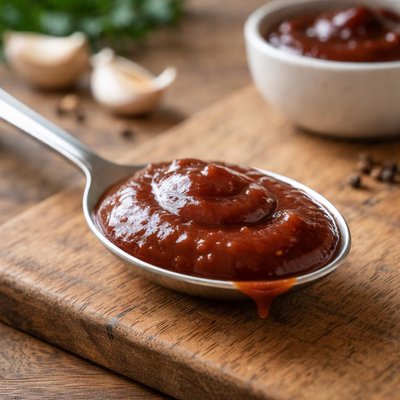 Tablespoon of bbq sauce