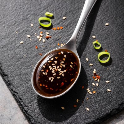 Tablespoon of teriyaki sauce